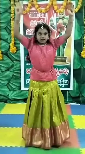 Classical dance performance at a school celebration